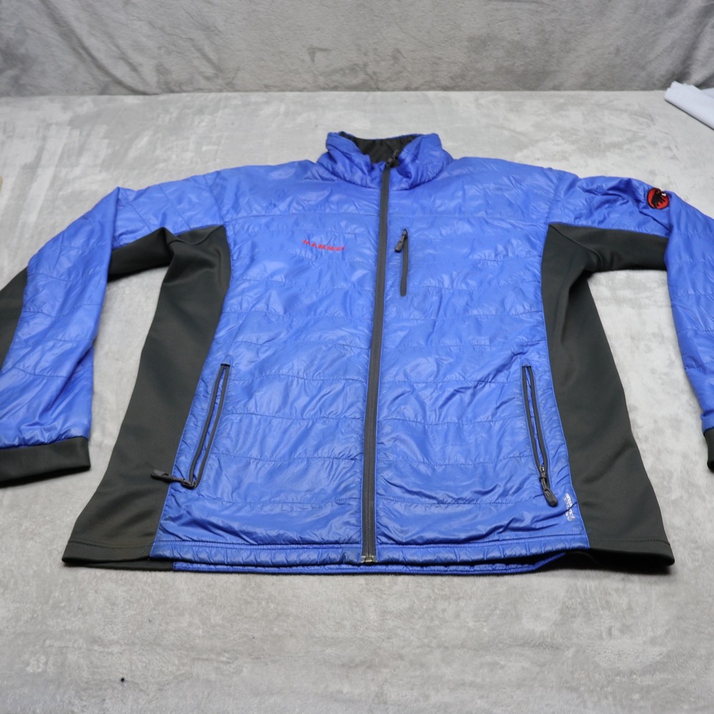 Mammut Jacket Mens 2XL Blue Insulated Polartec Alpha Ripstop Outdoor Hybrid